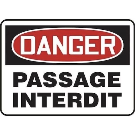 Accuform OSHA WARNING SAFETY SIGN NO FRMATR302VS FRMATR302VS
